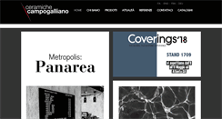 Desktop Screenshot of ceramichecampogalliano.it