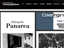 Tablet Screenshot of ceramichecampogalliano.it